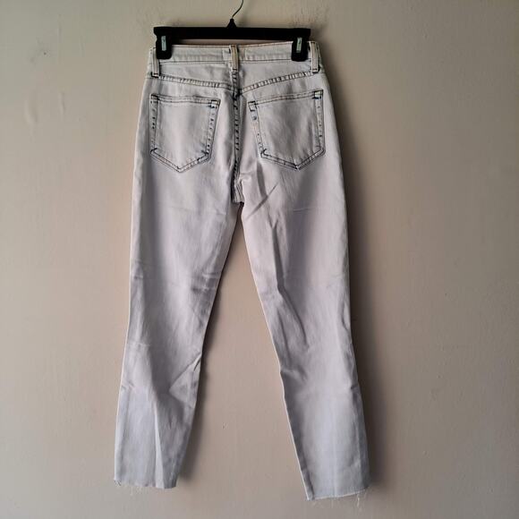 L'Agence Margot High Rise Acid Wash Distruct/Distressed Jeans - Size 25 (NWT) - Picture 4 of 10